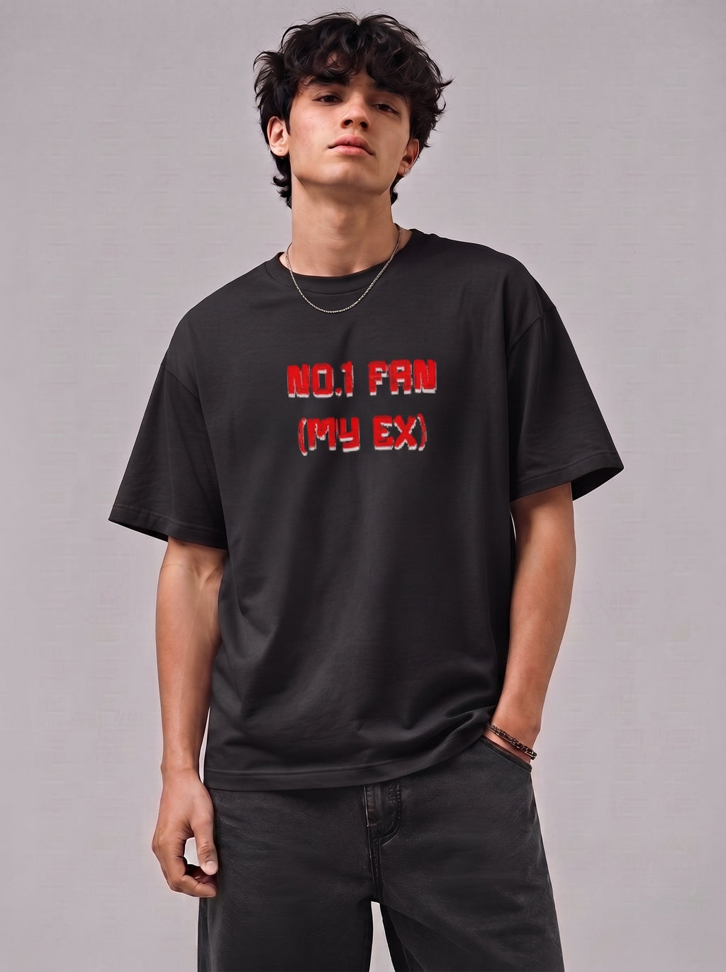 No.1 Fan (My Ex) Oversized T-Shirt - holystud